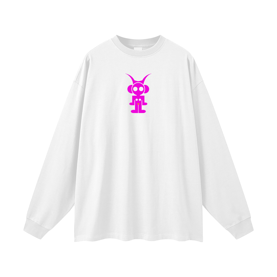 Astro Pink Oversized 9oz Unisex Long Sleeve T