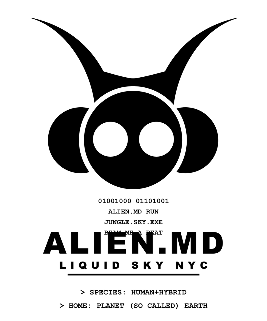 Alien.md ( blk print)T-Shirt