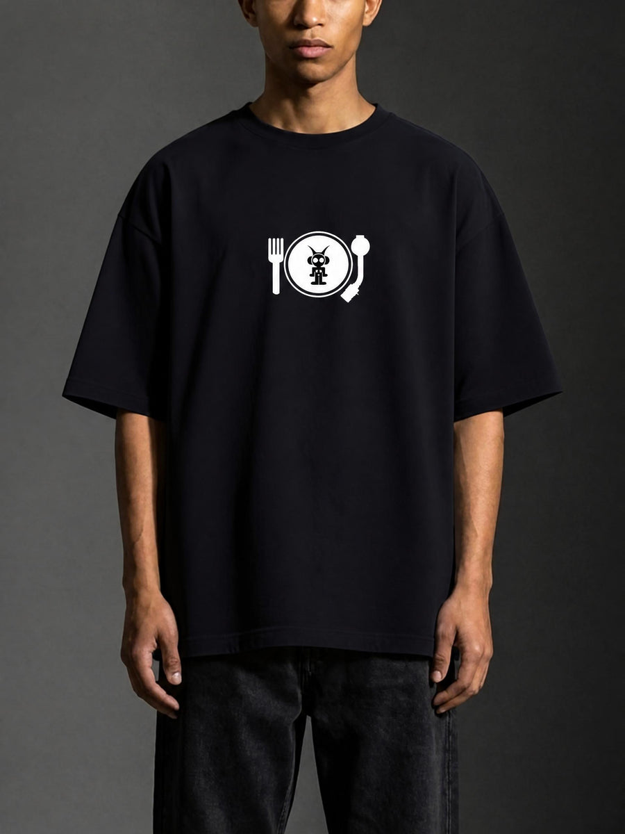 Plate Logo Oversized Heavy T