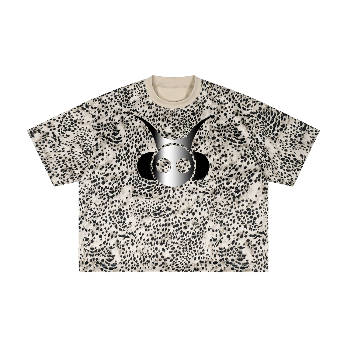 Astro head Leopard  Boxy T