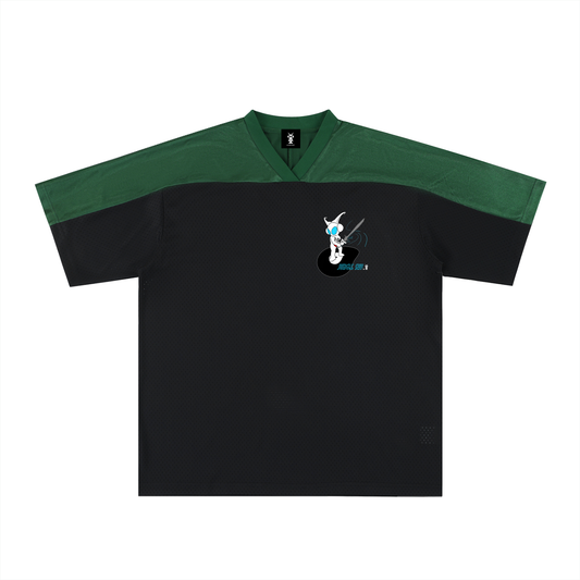 JUNGLE  SKY  V-Neck Soccer Jersey
