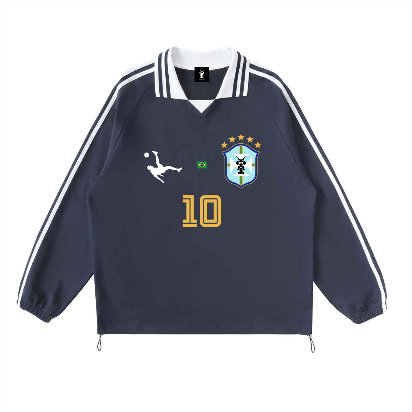 Soccer Sweatshirt Blk/Royal