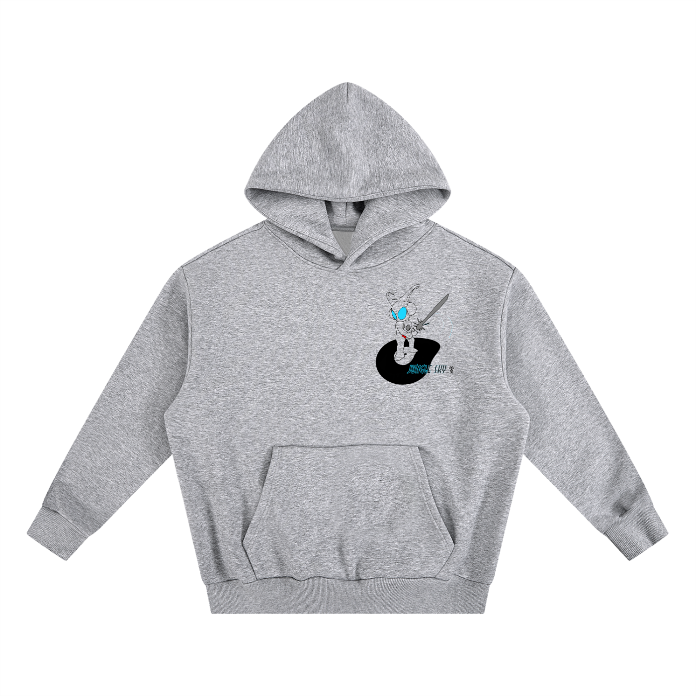 JUNGLE SKY  Boxy Hoodie