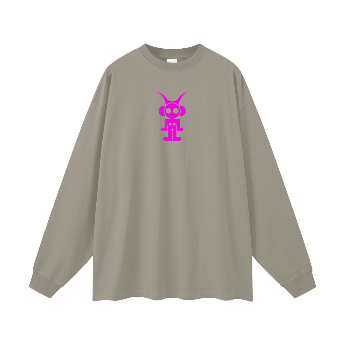 Astro Pink Oversized 9oz  Unisex Long Sleeve T