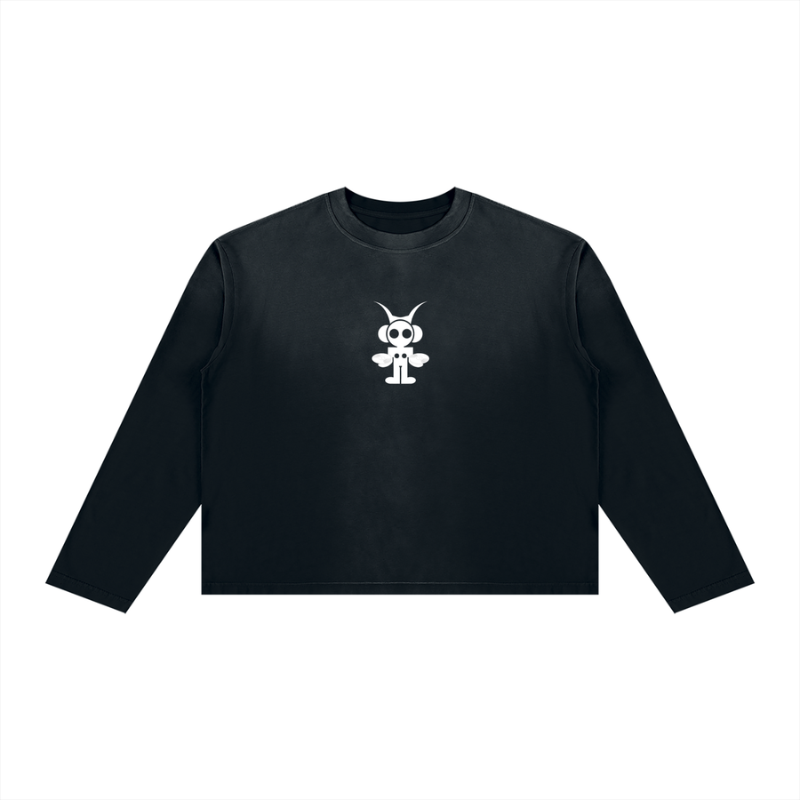 VINYL  Sunfade Boxy Long Sleeve T-Shirt