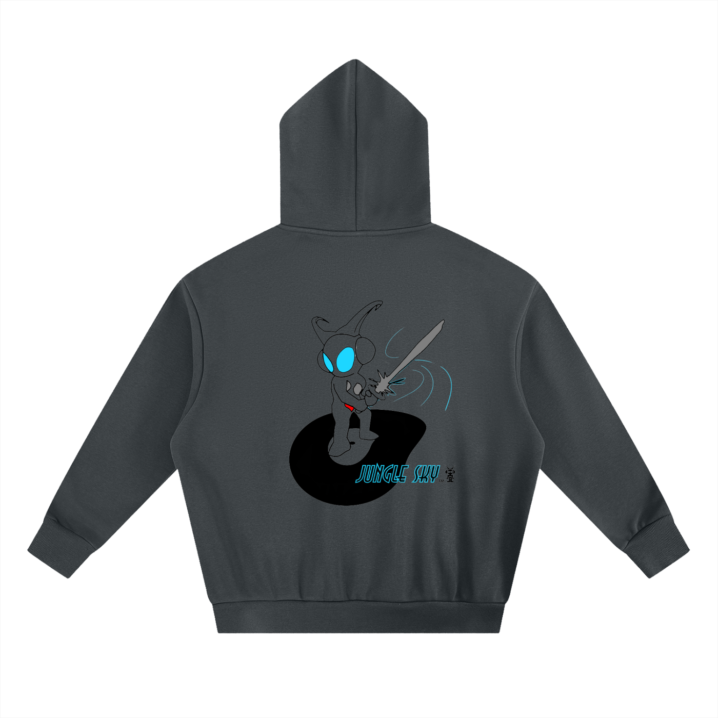 JUNGLE SKY  Boxy Hoodie