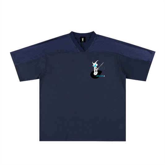JUNGLE  SKY Soccer Jersey - Navy/Gray