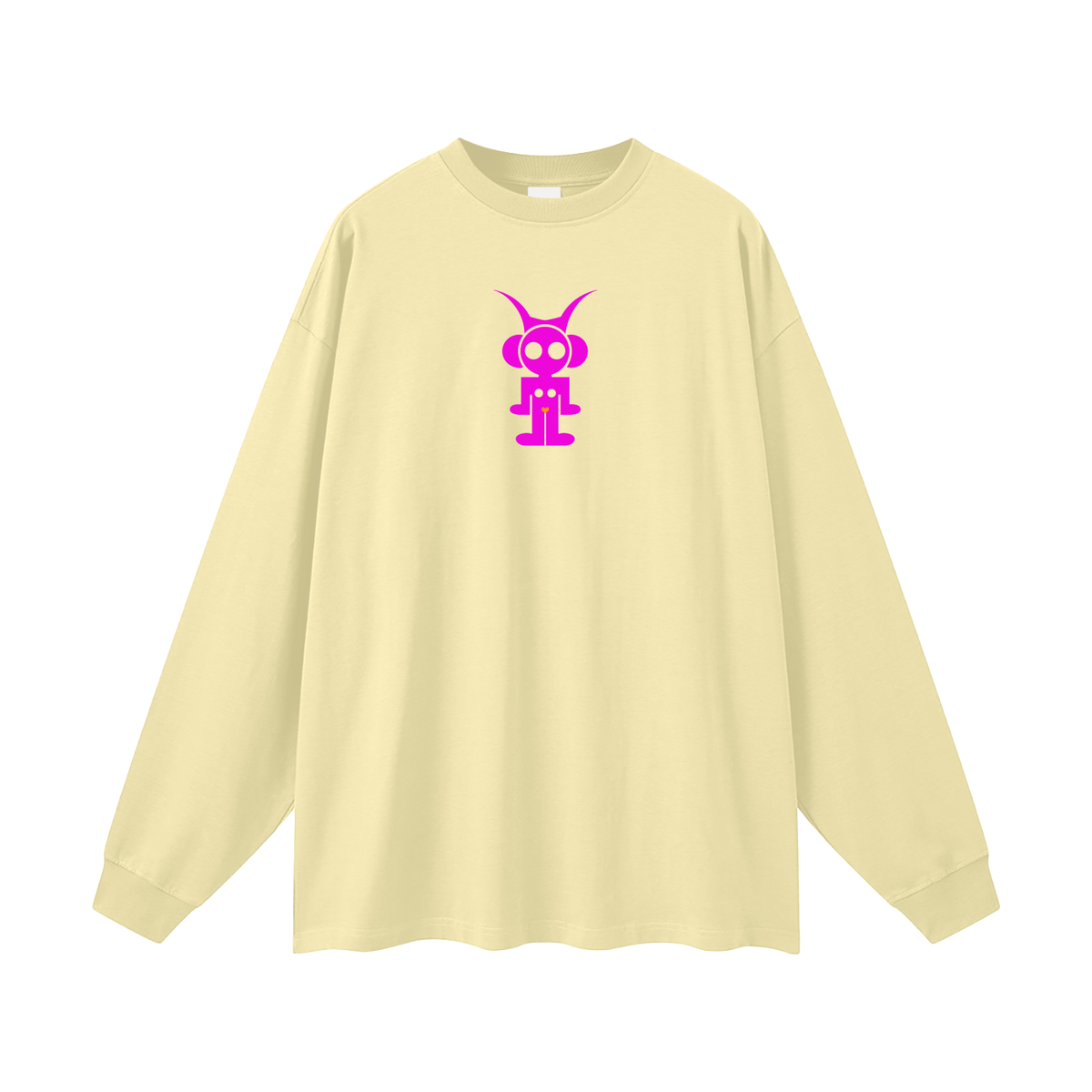 Astro Pink Oversized 9oz  Unisex Long Sleeve T