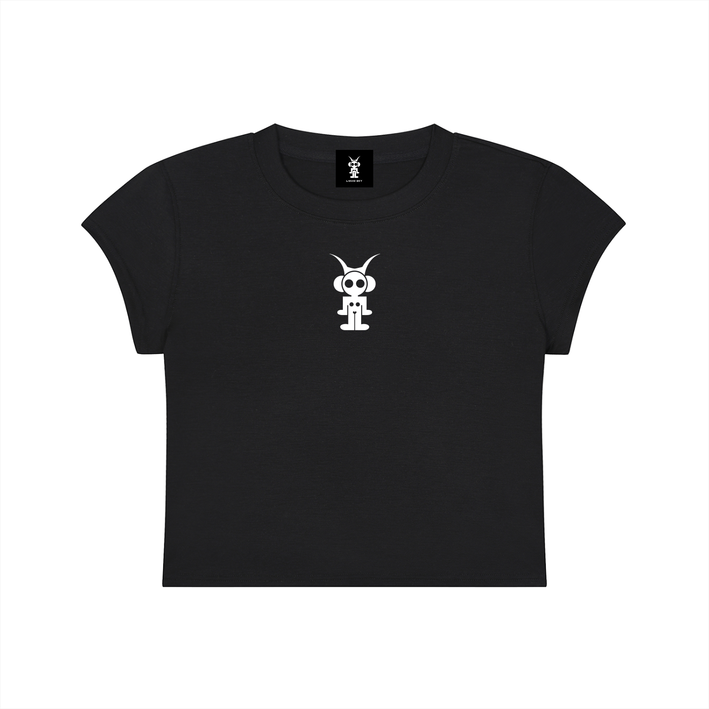Liquid Sky Slim-Fit Cropped