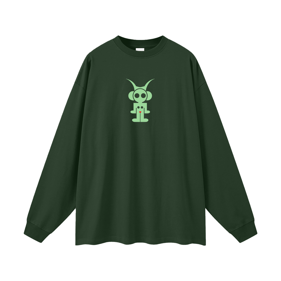 Astro green Oversized 9oz Long Sleeve