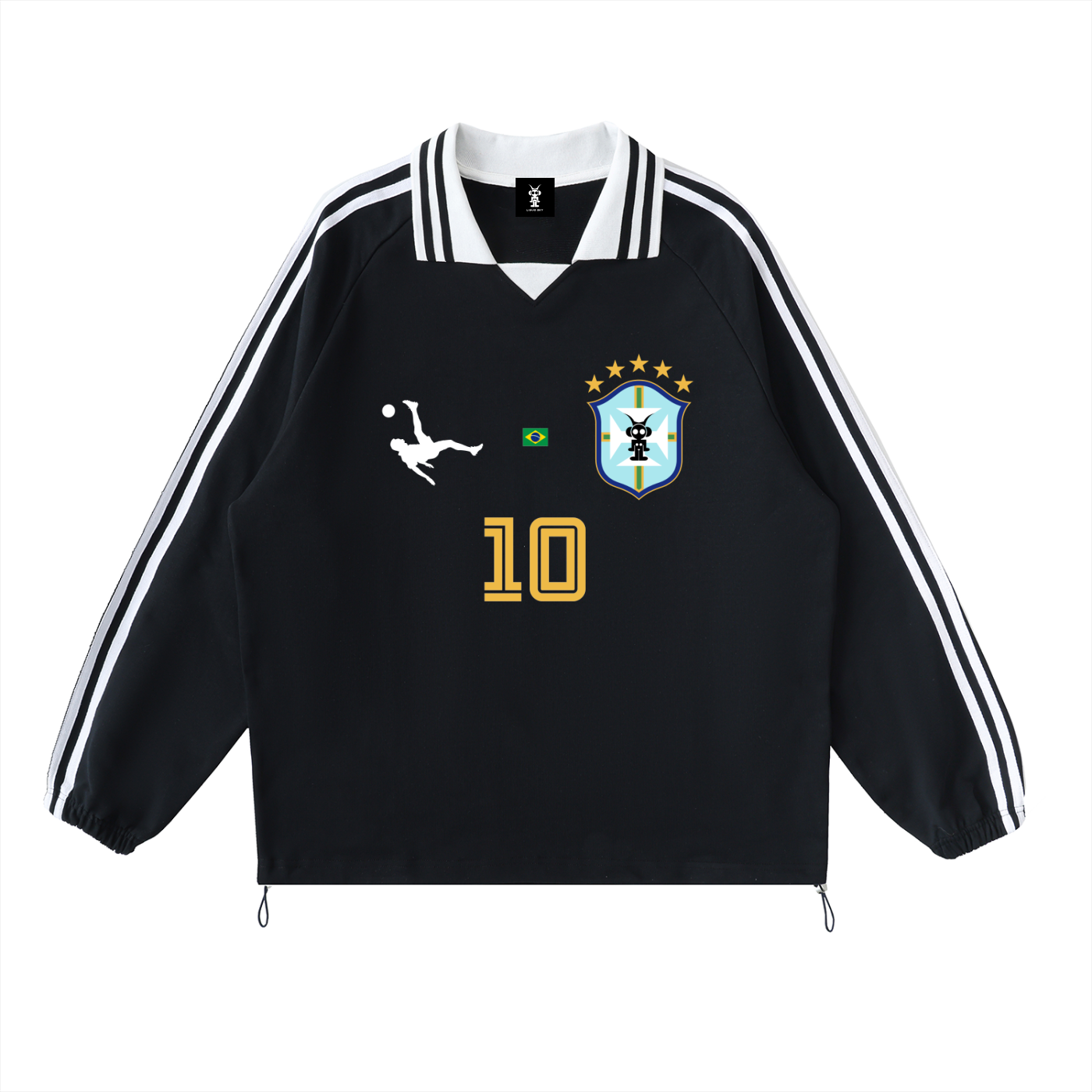 Soccer Sweatshirt Blk/Royal