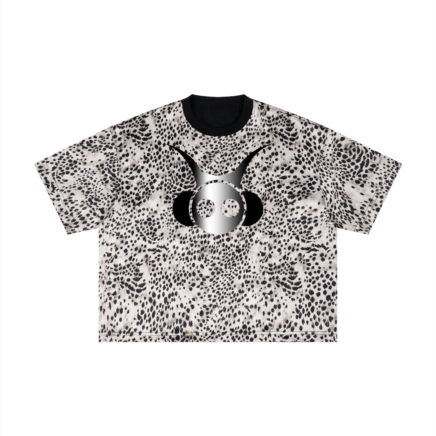 Astro head Leopard  Boxy T