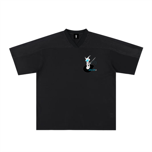 JUNGLE  SKY Soccer Jersey - Black