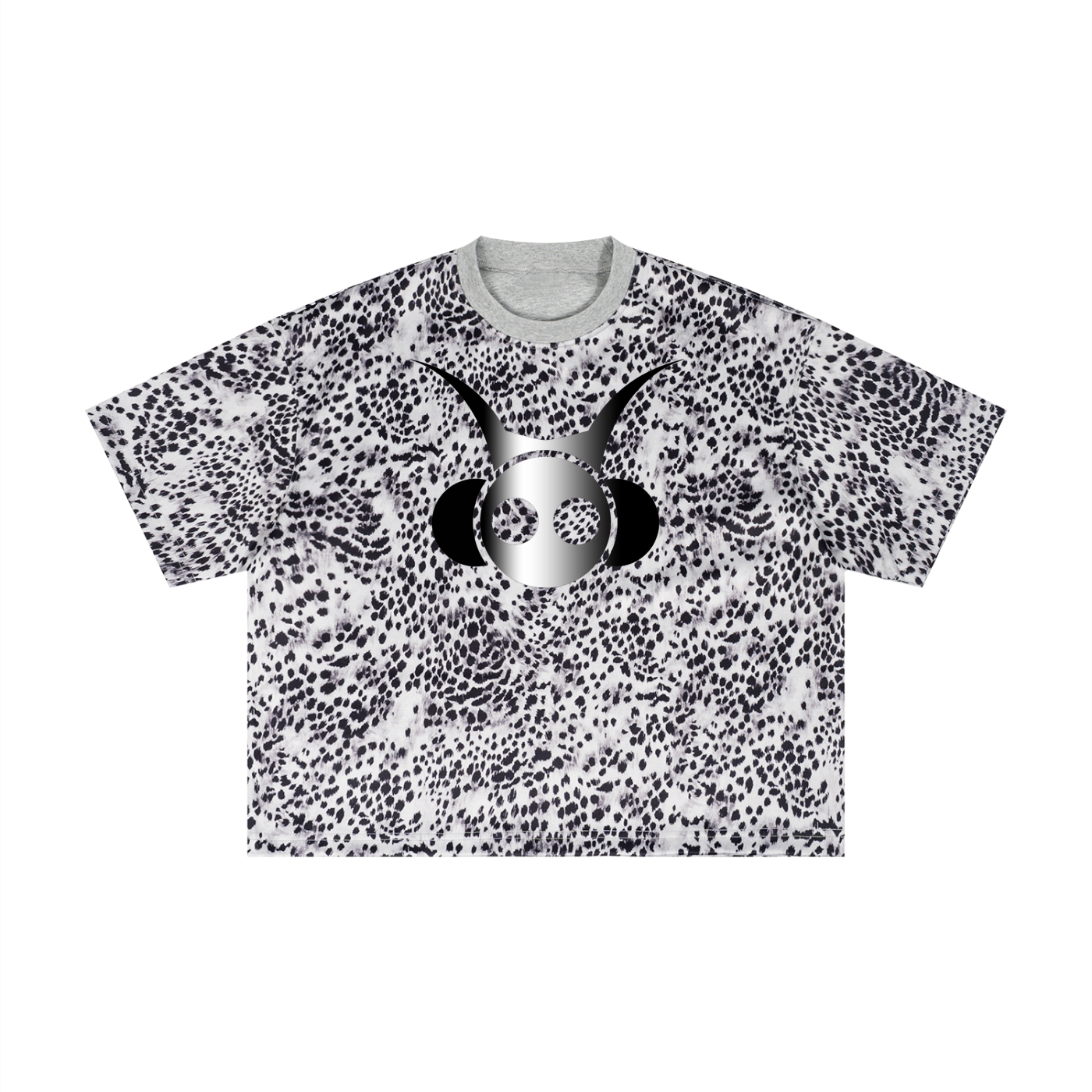 Astro head Leopard  Boxy T