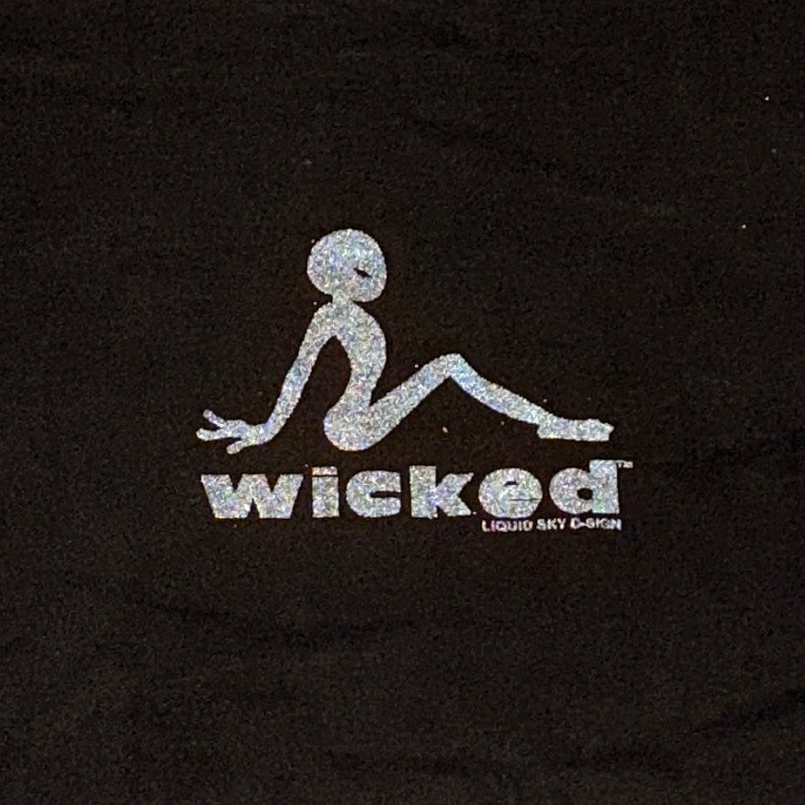 WICKED - REFLECTIVE PRINT-   BLACK and WHITE TS
