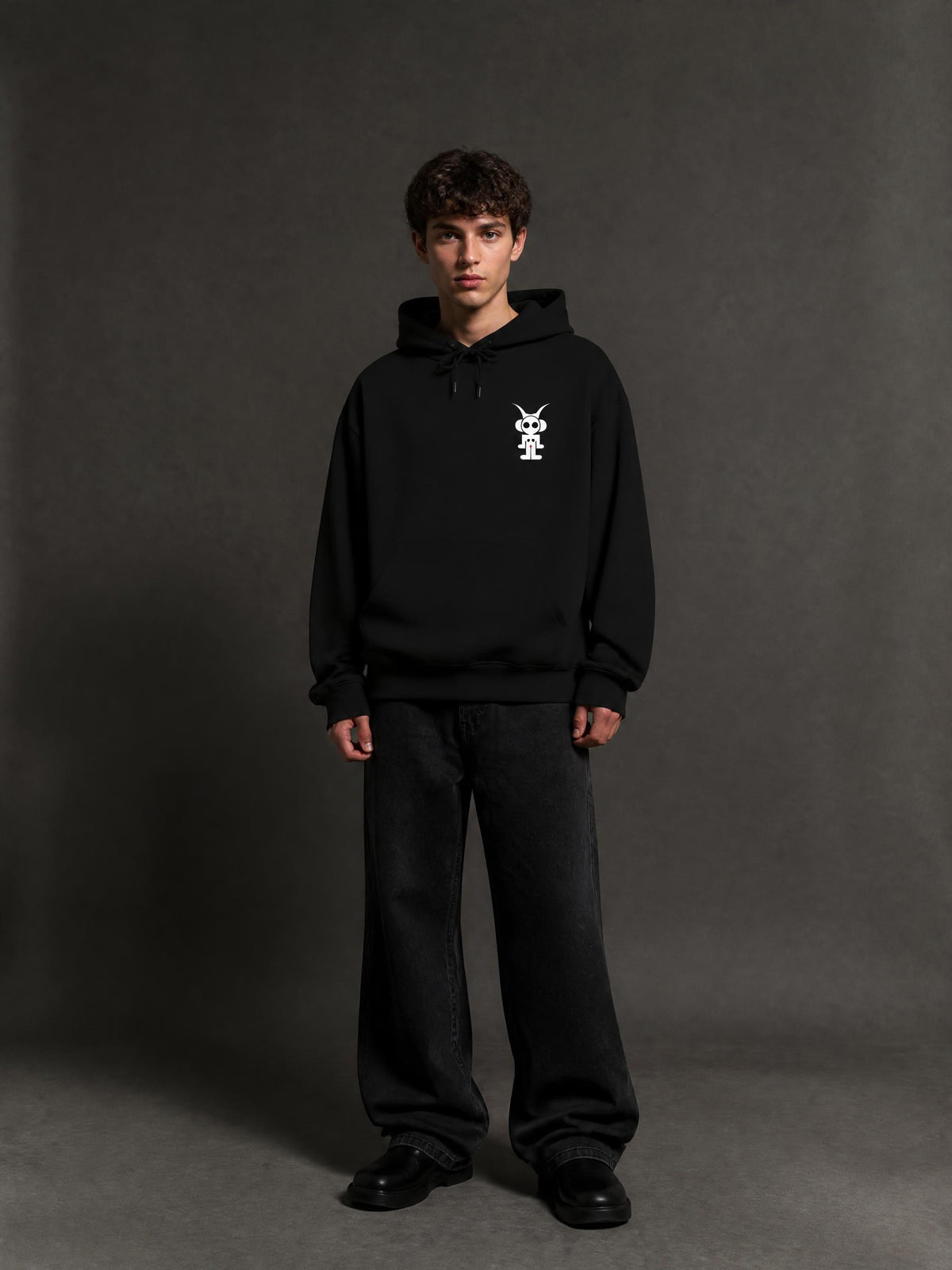 Liquid Sky light Cotton Hoodie (small fit-SIZE UP*)