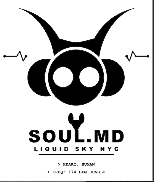 Soul.md blk print T-Shirt