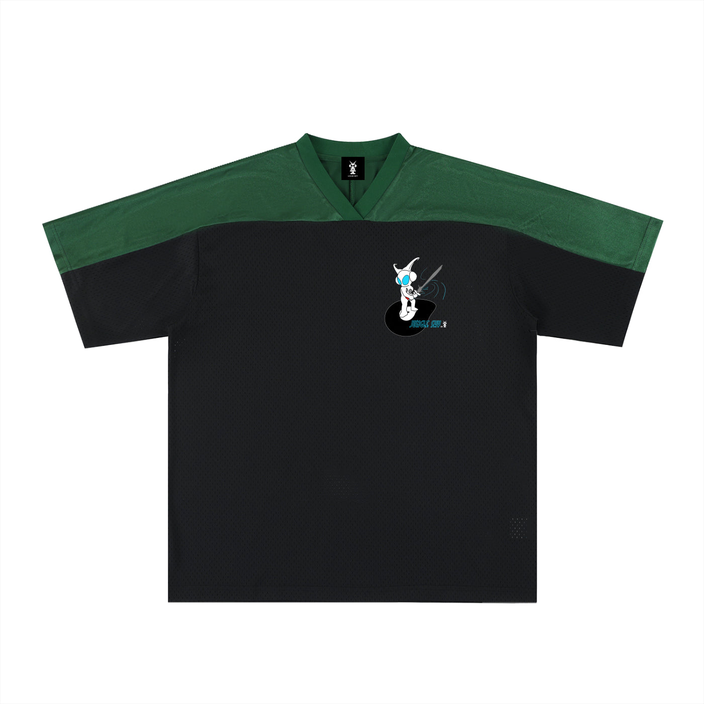 JUNGLE  SKY Soccer Jersey - Green/Black