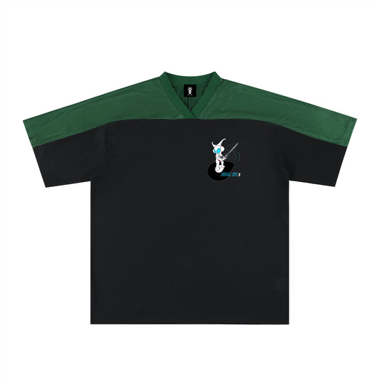 JUNGLE  SKY Soccer Jersey - Green/Black