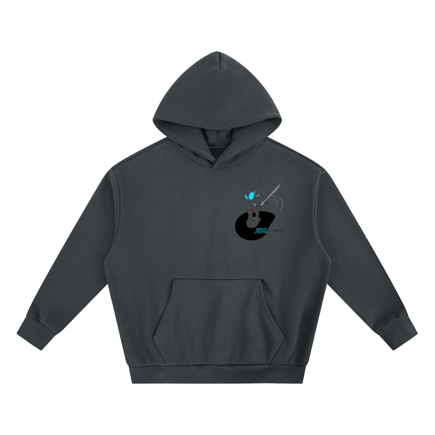 JUNGLE SKY  Boxy Hoodie