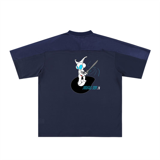 JUNGLE  SKY Soccer Jersey - Navy/Gray