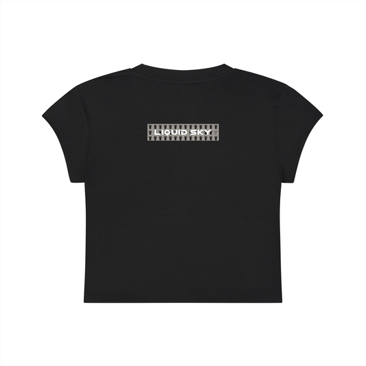Liquid Sky Slim-Fit Cropped