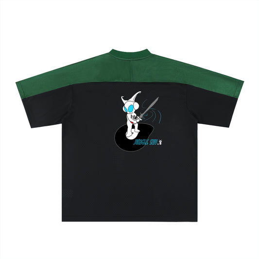 JUNGLE  SKY Soccer Jersey - Green/Black