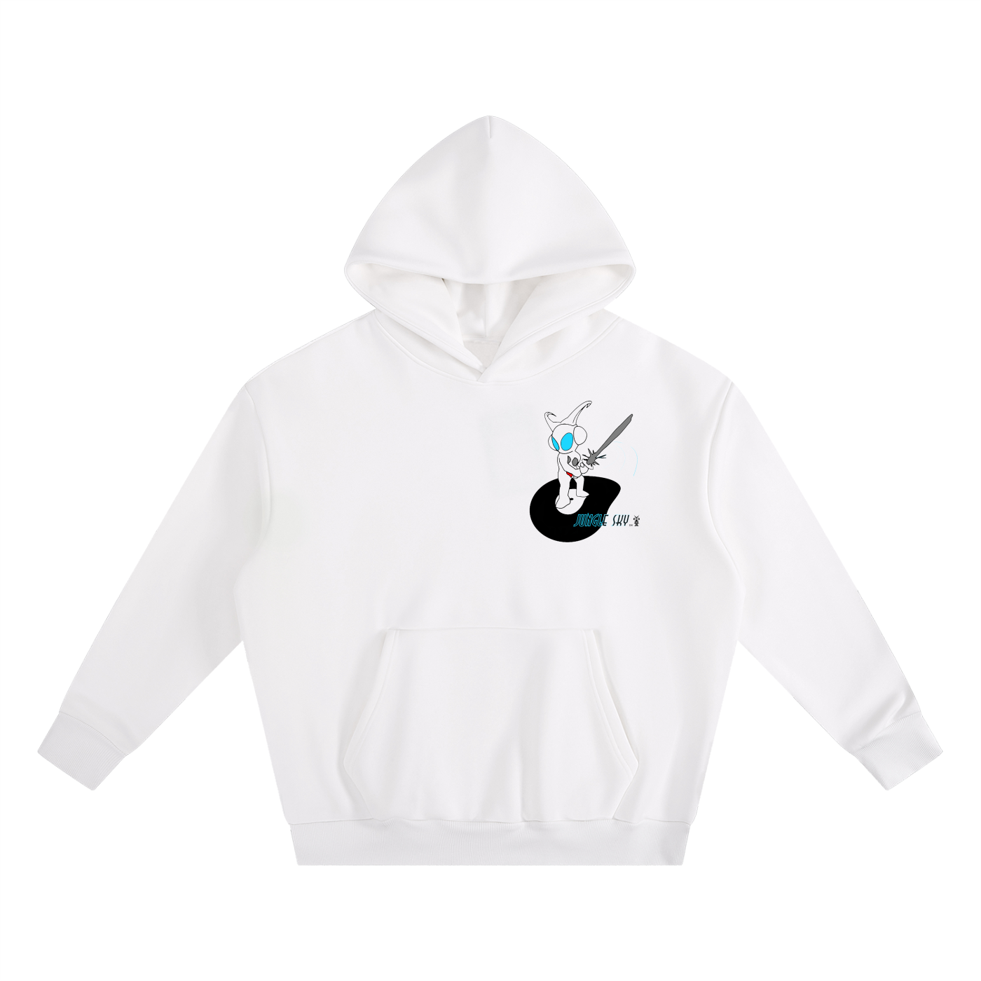 JUNGLE SKY  Boxy Hoodie