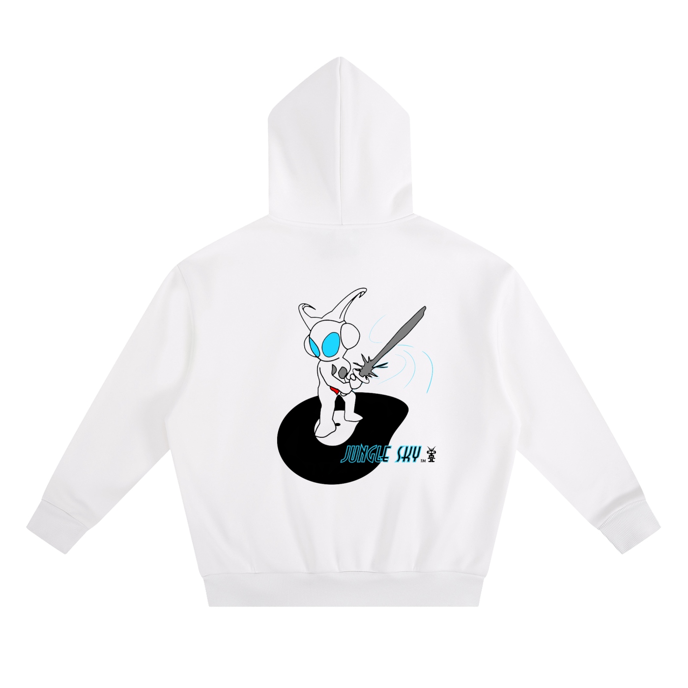 JUNGLE SKY  Boxy Hoodie