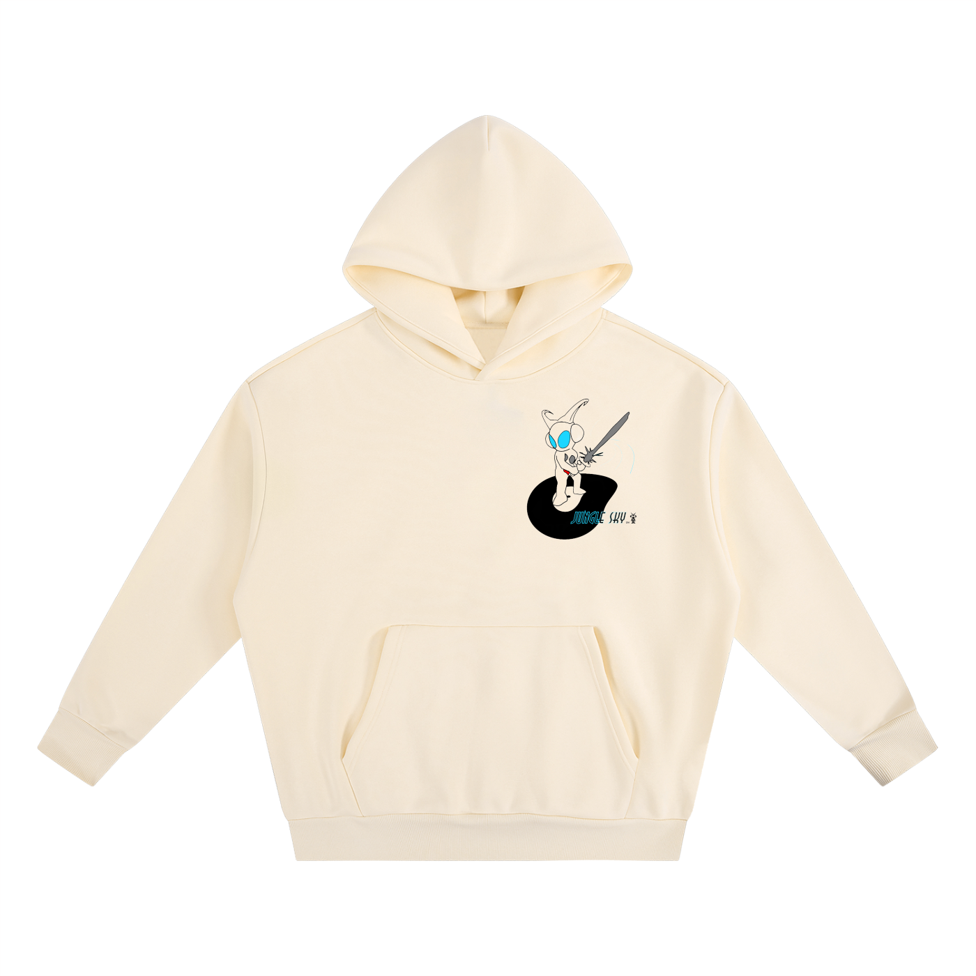 JUNGLE SKY  Boxy Hoodie