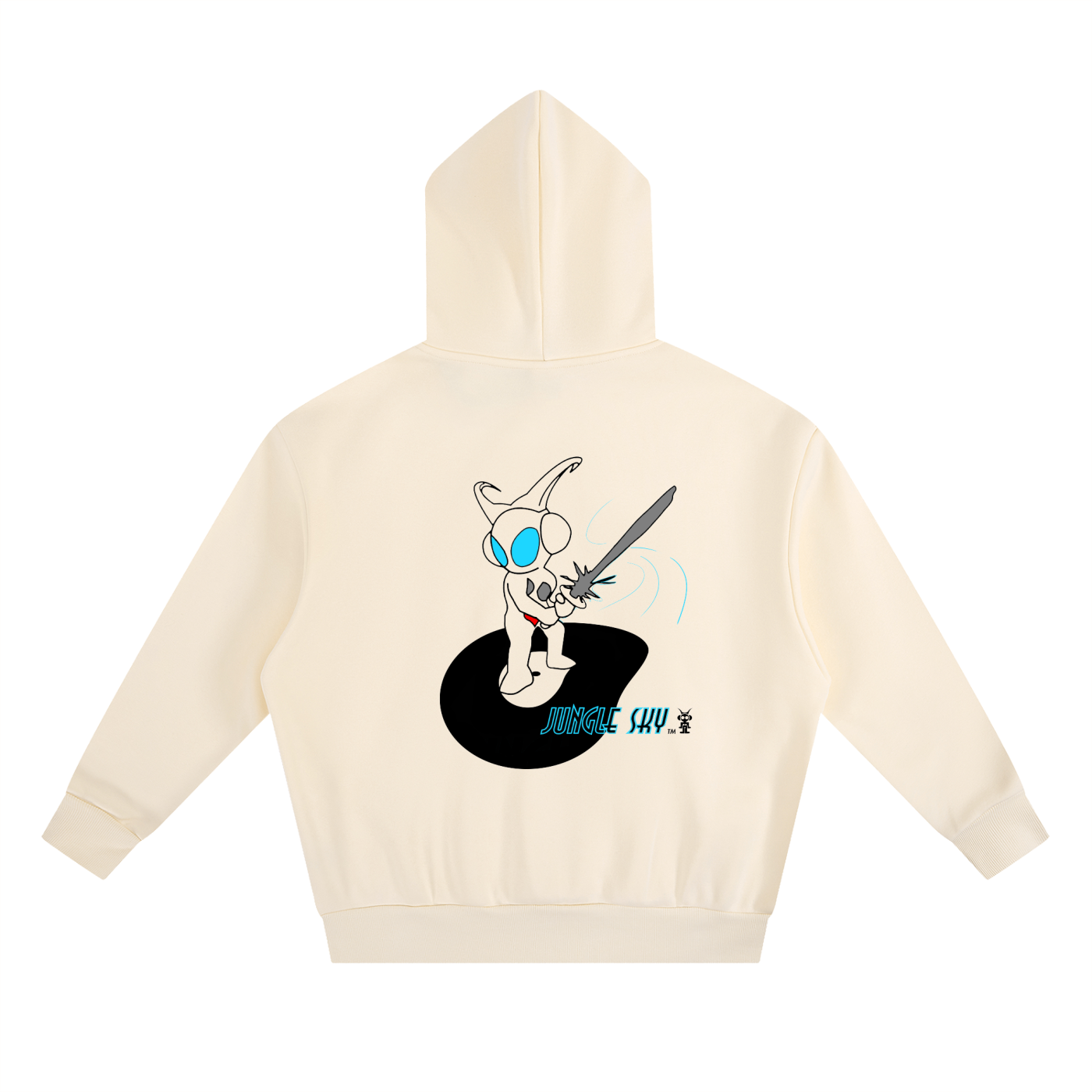 JUNGLE SKY  Boxy Hoodie
