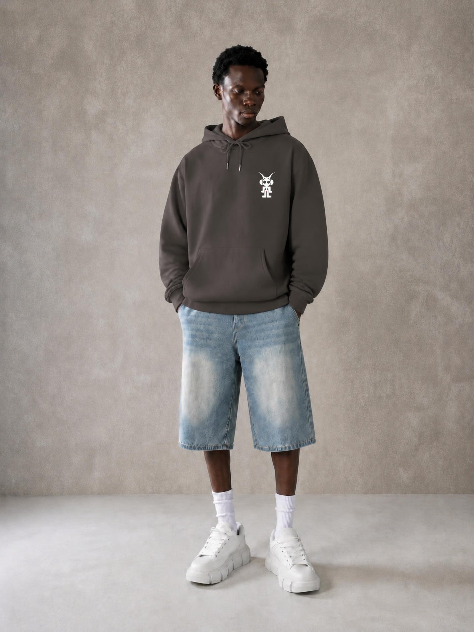 Liquid Sky light Cotton Hoodie
