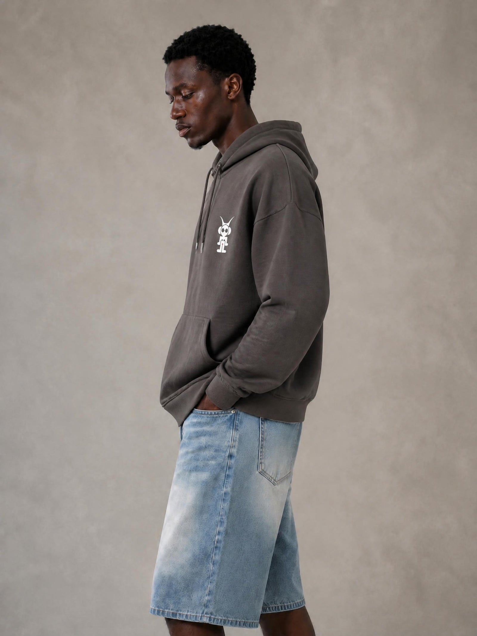 Liquid Sky light Cotton Hoodie