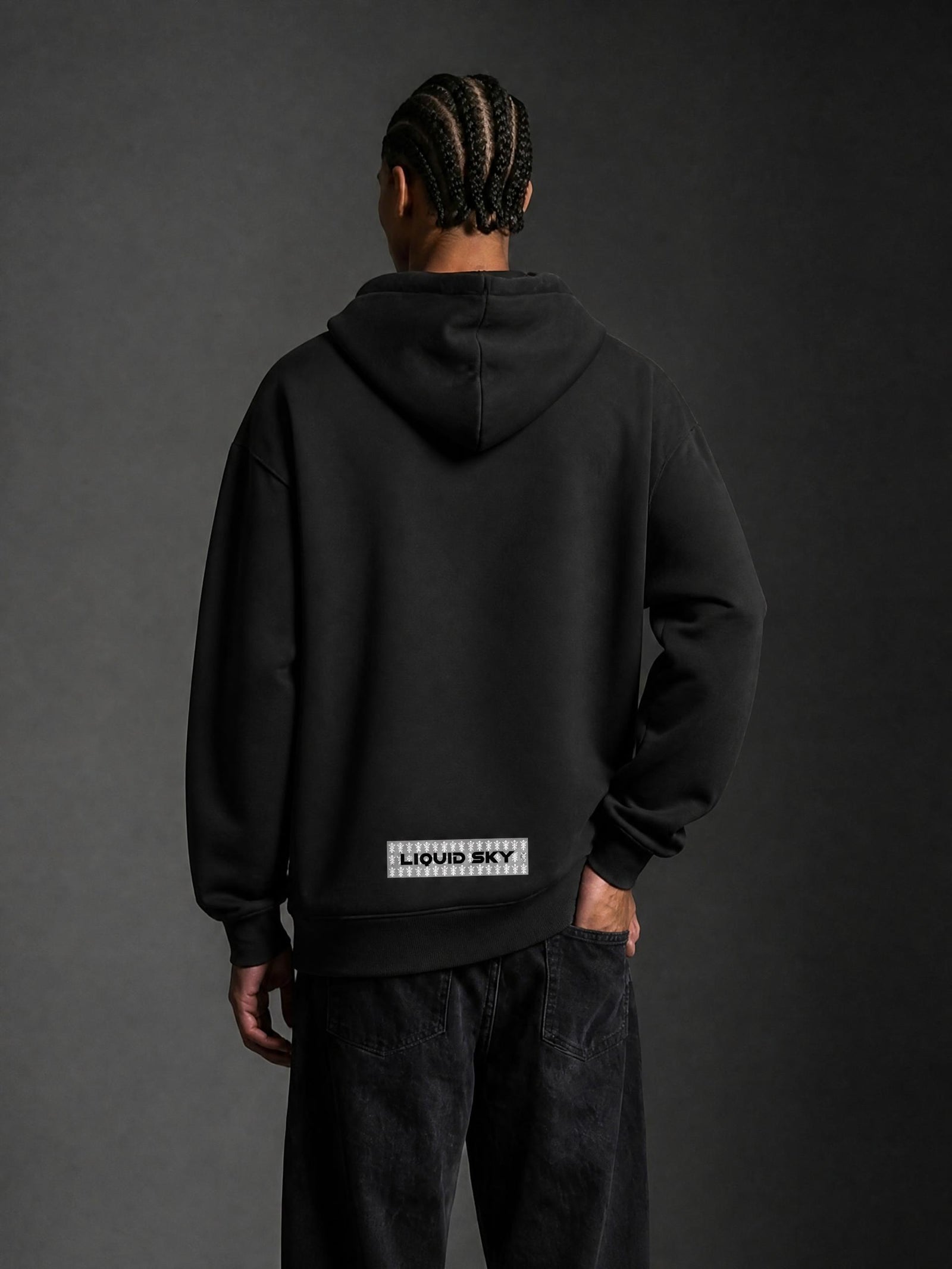 Liquid Sky light Cotton Hoodie