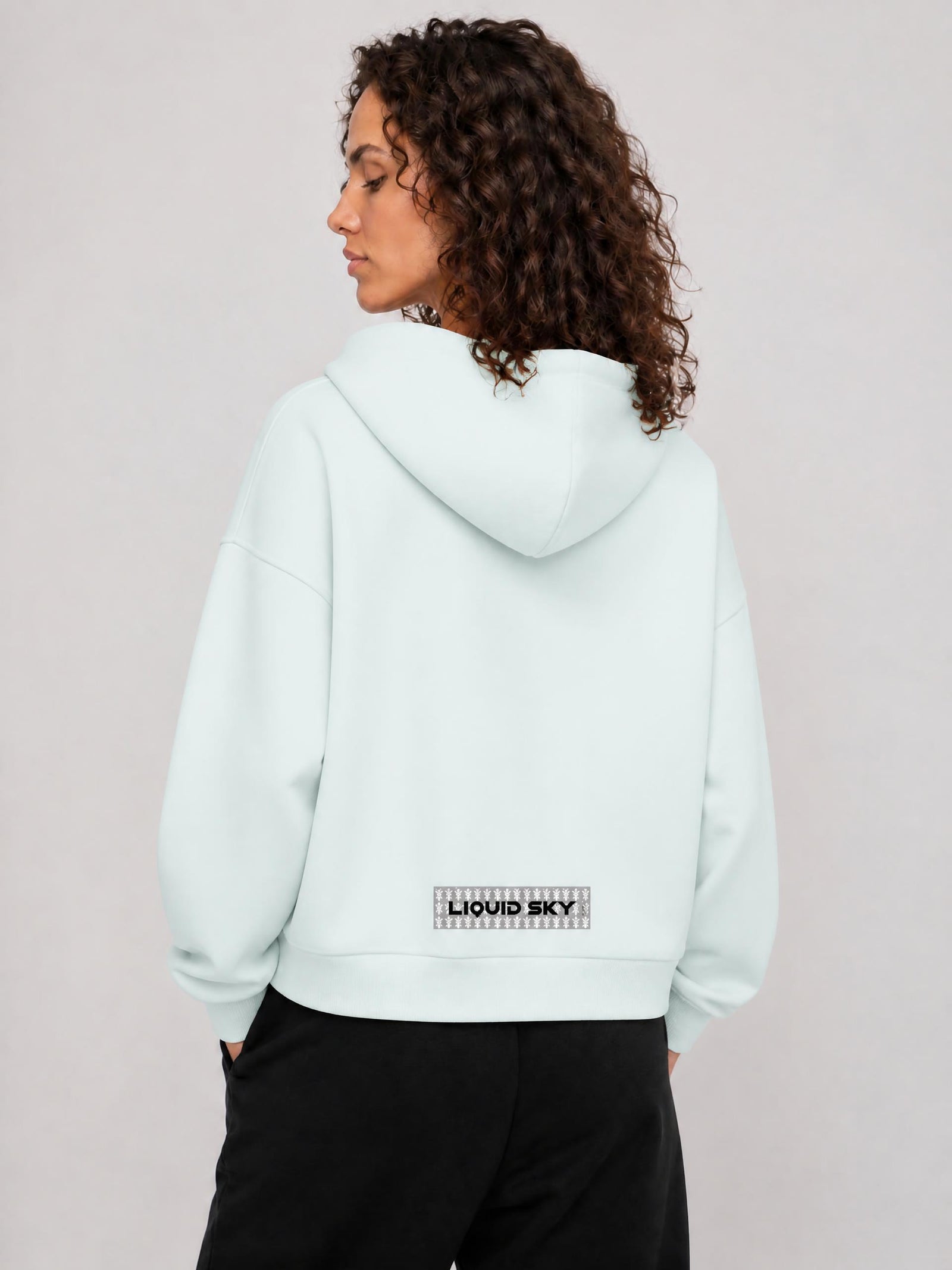 Liquid Sky light Cotton Hoodie