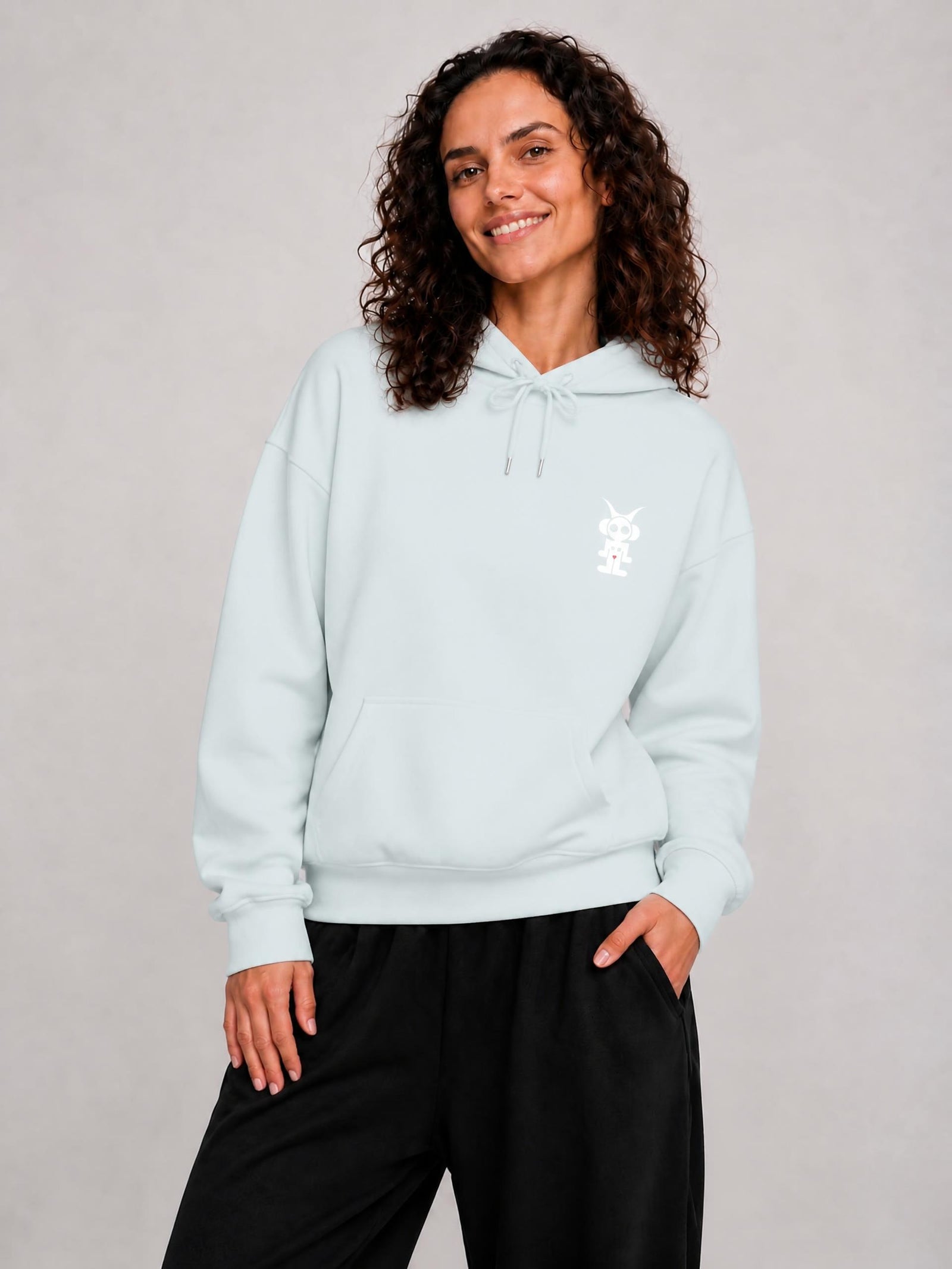 Liquid Sky light Cotton Hoodie