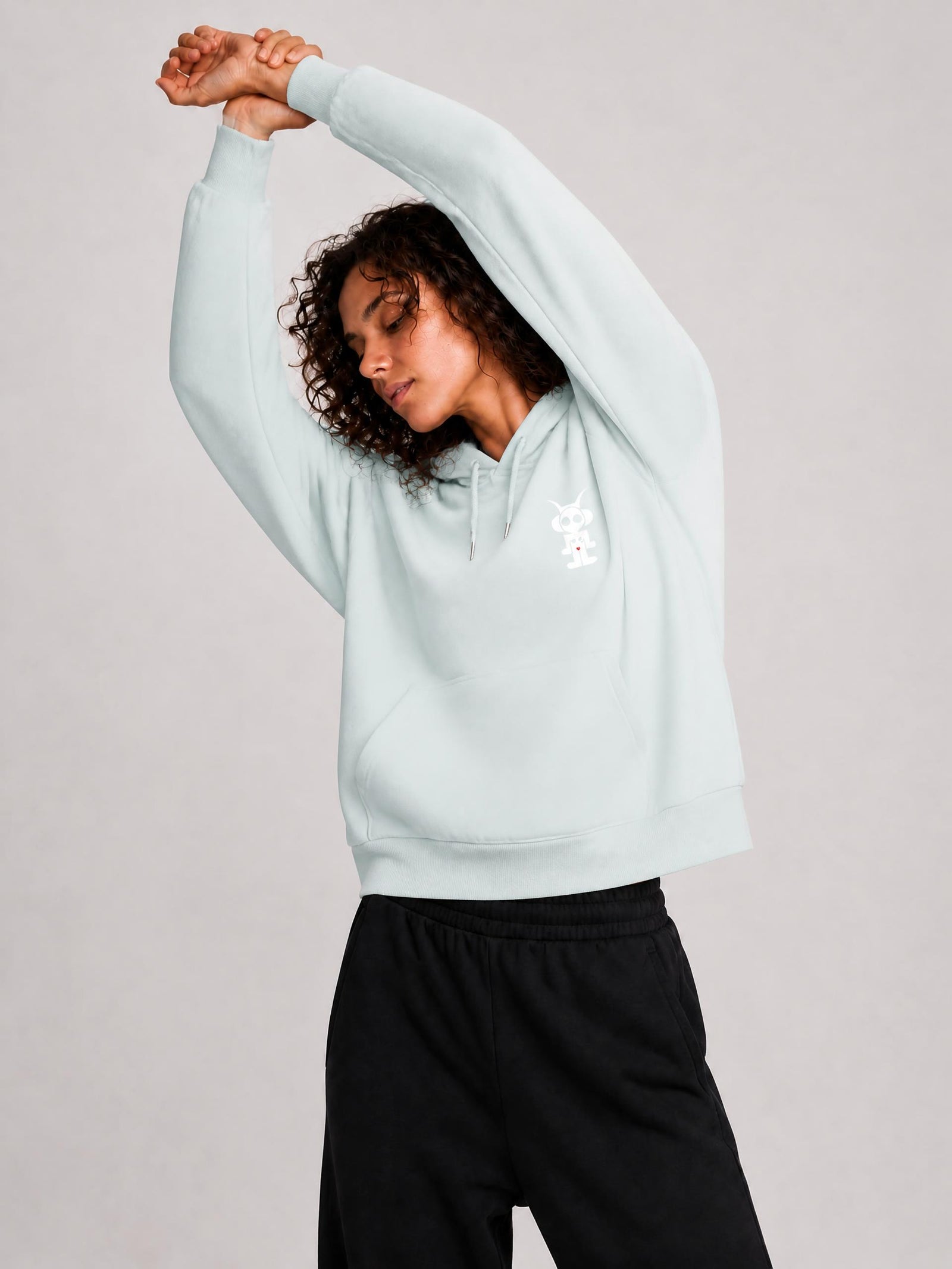 Liquid Sky light Cotton Hoodie
