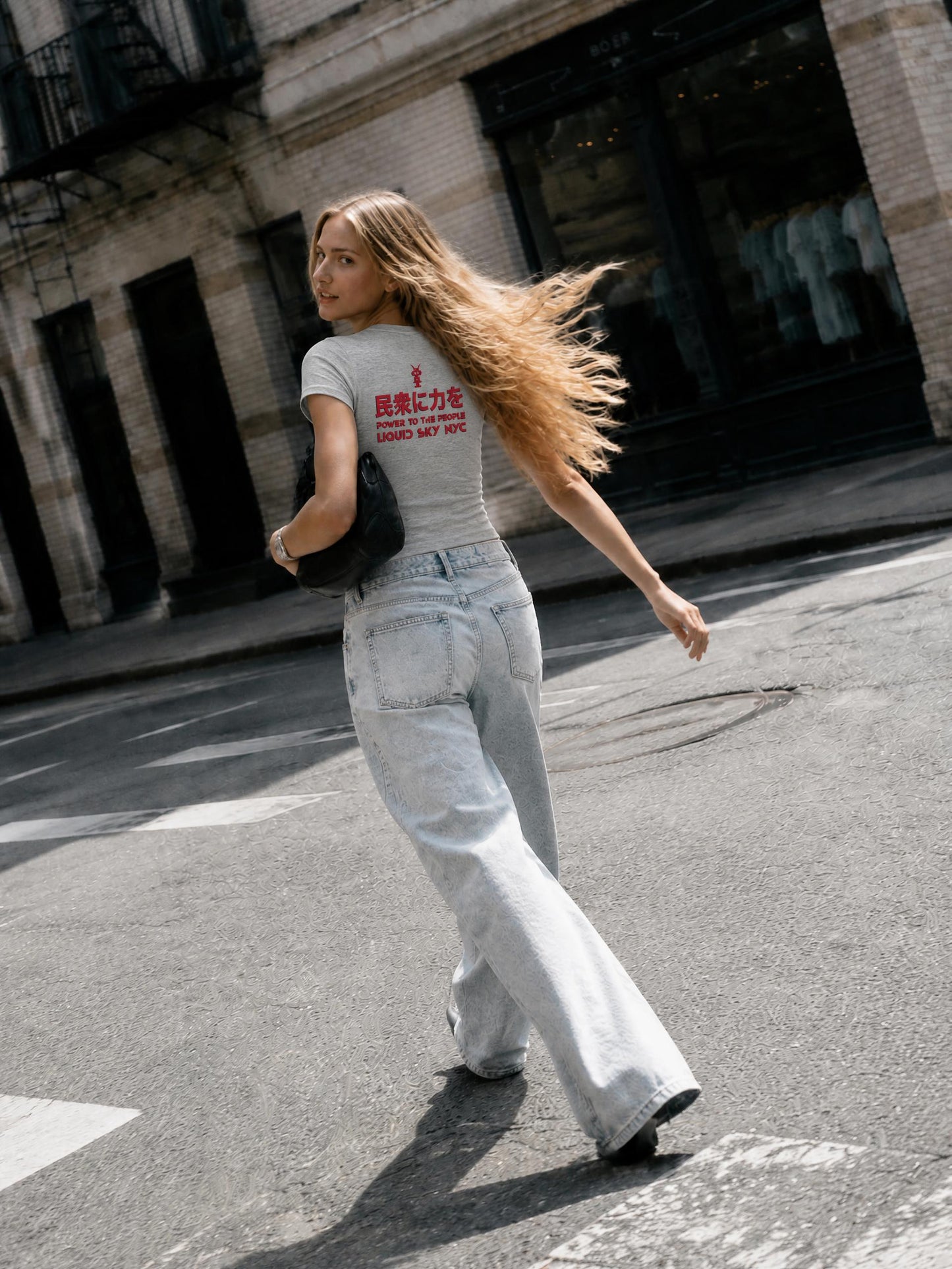 POWER Slim-Fit Cropped top