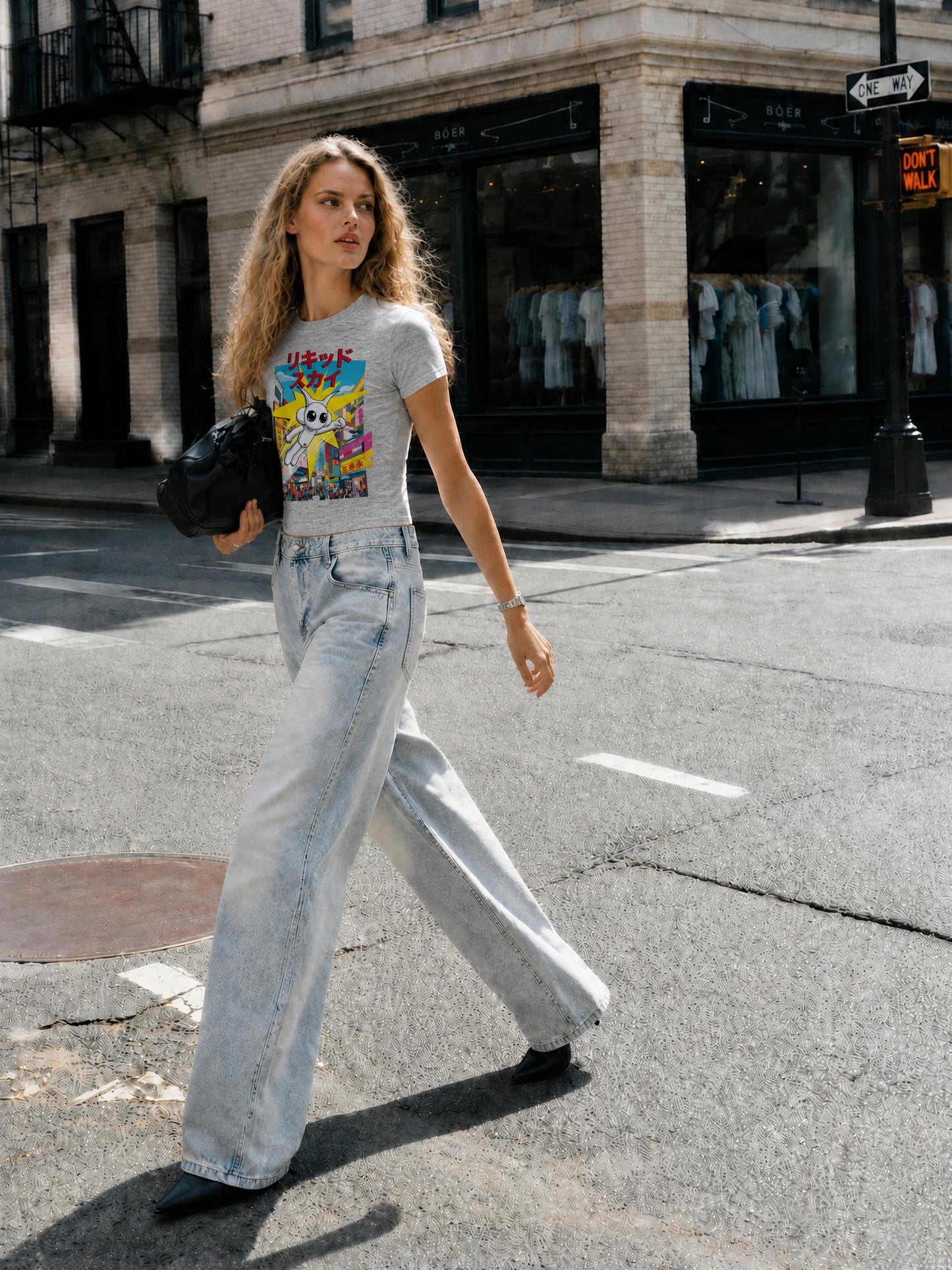 POWER Slim-Fit Cropped top