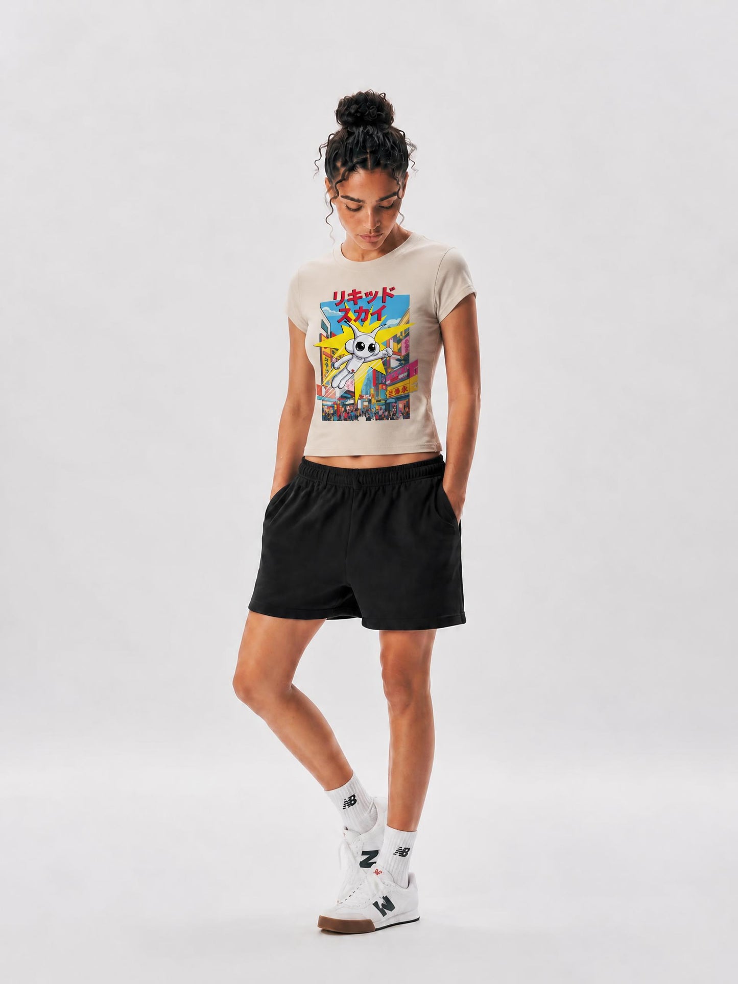 POWER Slim-Fit Cropped top