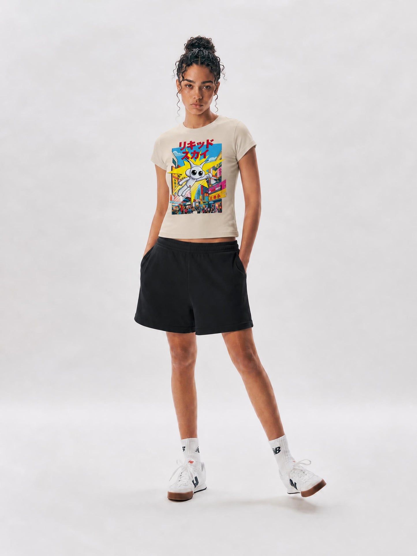 POWER Slim-Fit Cropped top
