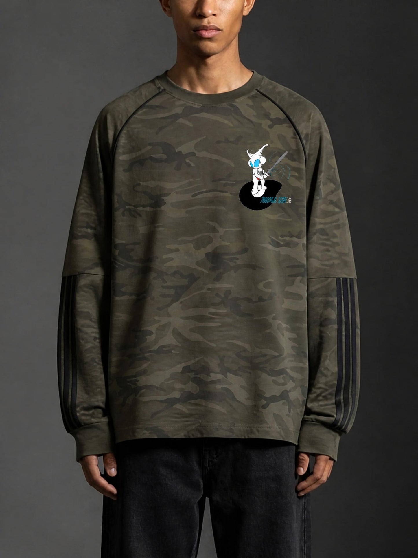 Jungle Sky heavy Cotton Camo  LS