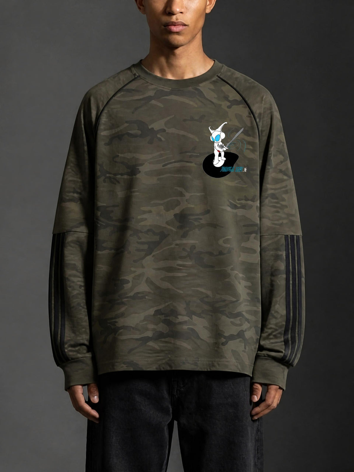 Jungle Sky heavy Cotton Camo  LS