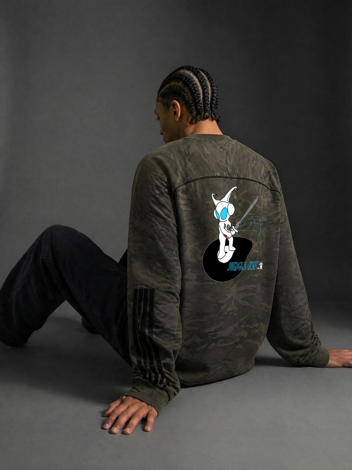 Jungle Sky heavy Cotton Camo  LS