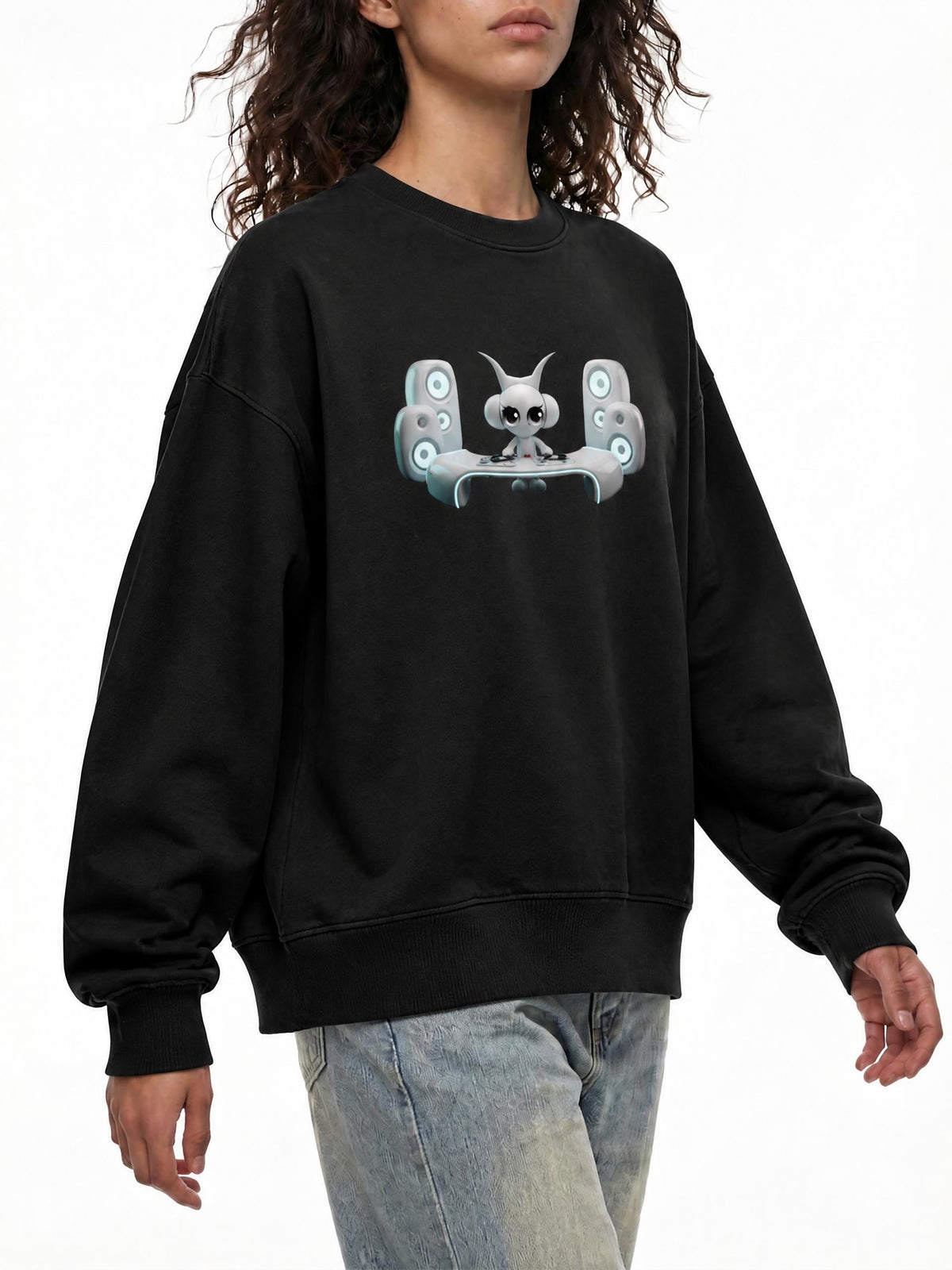 ASTRO 3DJ Sweatshirt( vintage wash)