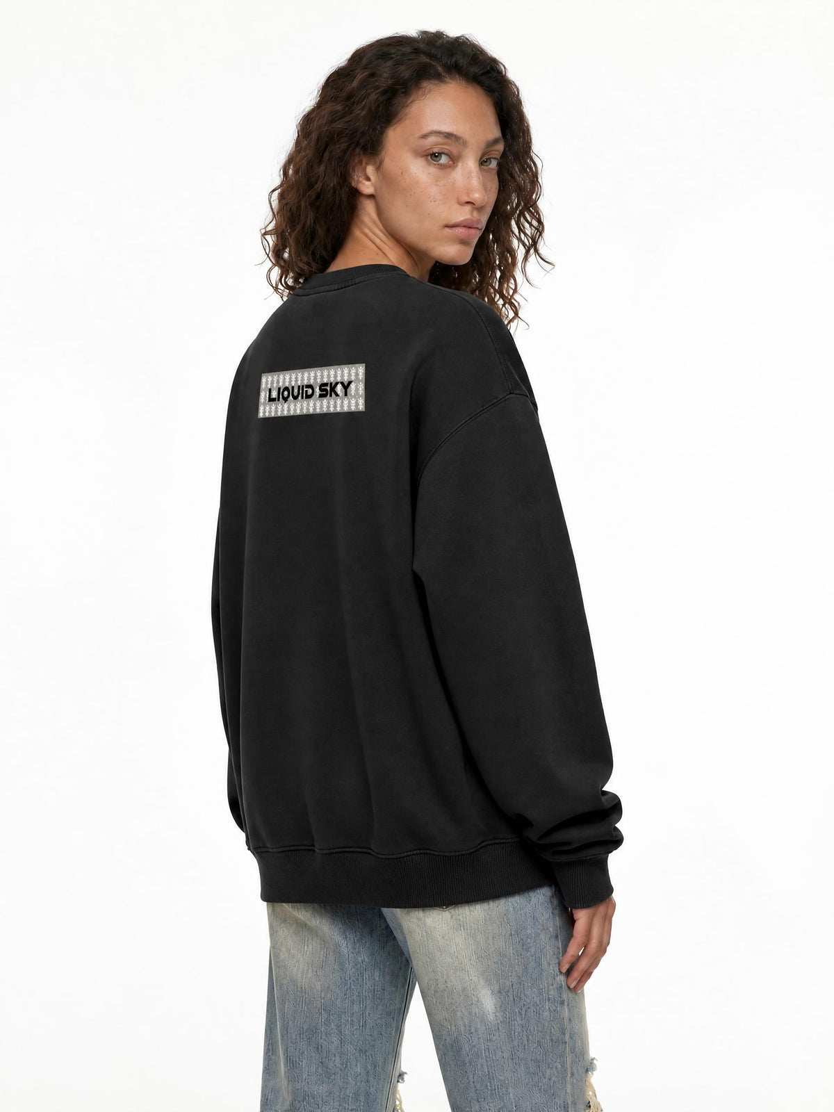 ASTRO 3DJ Sweatshirt( vintage wash)
