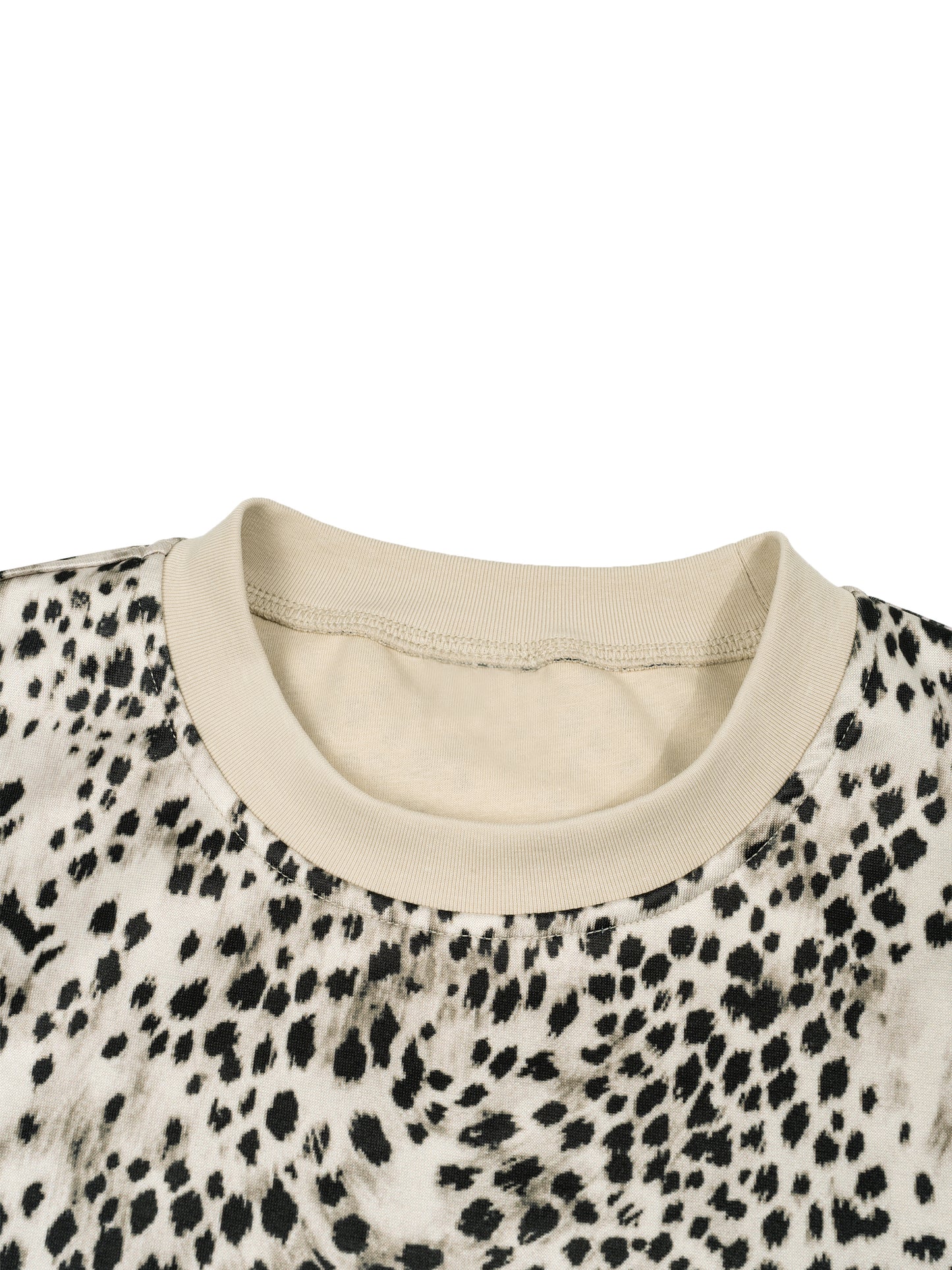 Astro head Leopard  Boxy T